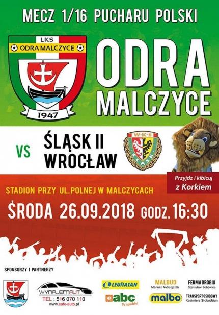 Jutro mecz Śląsk II Wrocław - Odra Malczyce