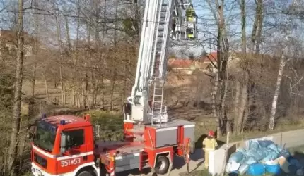 Podziękowanie dla średzkich strażaków