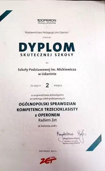 Sukces kl III Udanin