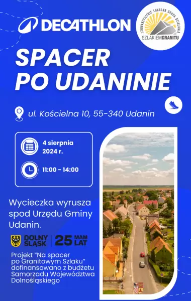 plakat spacer po udaninie