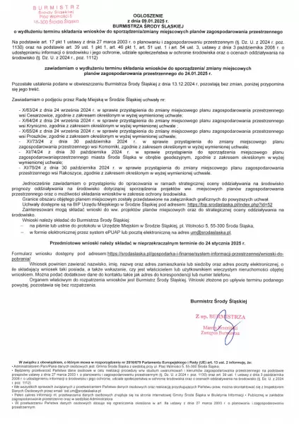 ogloszenie burmistrza