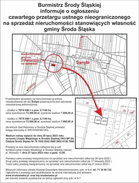 9 czerwca swiete dz. 767 4 i 767 5