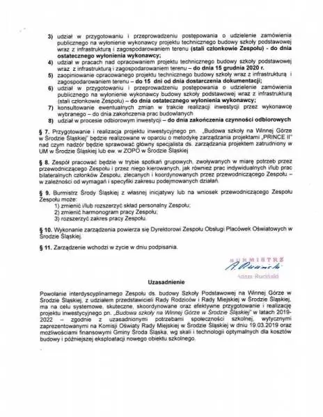 Zarządzenie Burmistrza 2