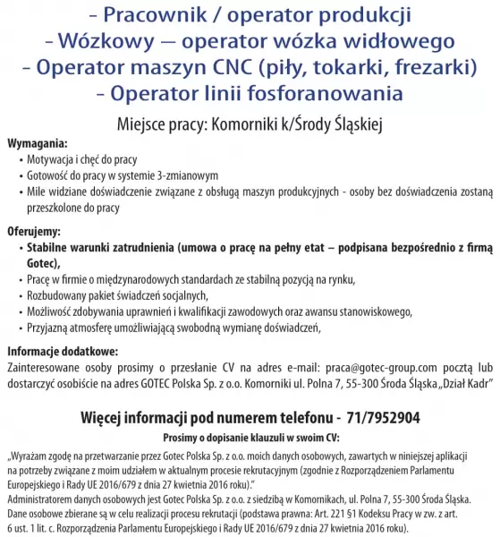 gotec ogloszenie 14 mod 1