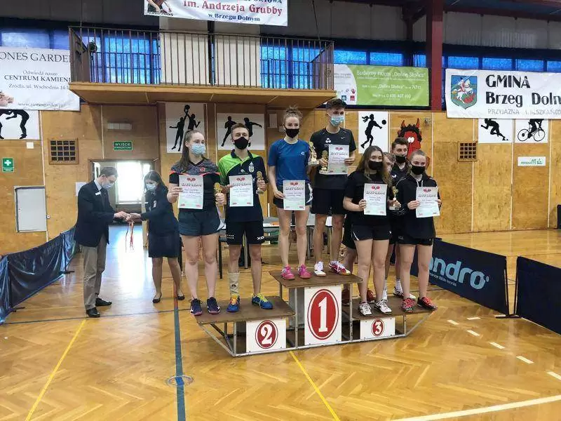 j. matkowski ii miejsce w mikscie z p. krysinska azs ae wroclaw