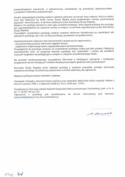 ogloszenie o i przetargu w dniu 15.02.2021 2