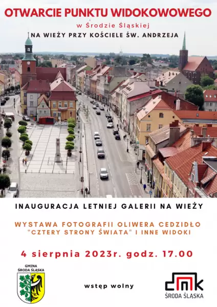 plakat otwarcie wiezy widokowej