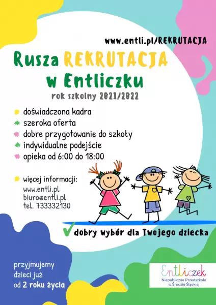 plakat rekrutacja 2021