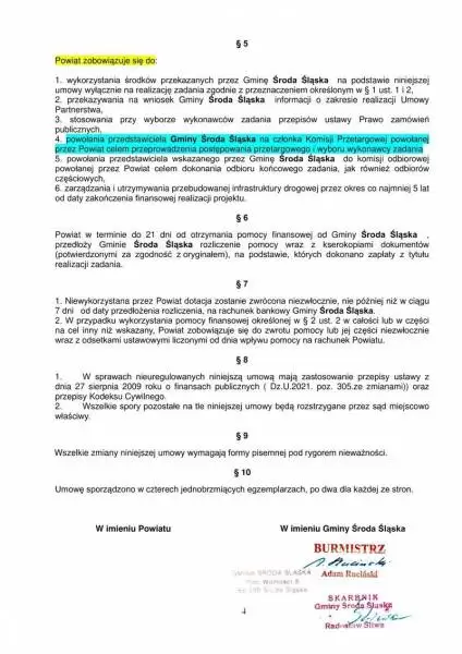 umowa partnerstwa gss 4