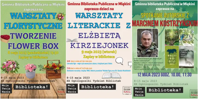 tydzien bibliotek miekinia
