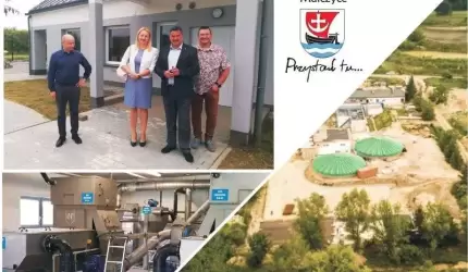 Oczyszczalnia ścieków w Malczycach – przykładem dla innych gmin
