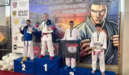 Świetne wyniki karateków z Lutyni na Turnieju Sudets Open