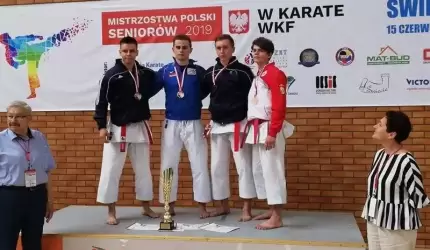 Bartek Babiński na podium na Mistrzostwach Polski