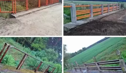 Renowacja mostków na drogach gminnych - Rzeczyca i Lipnica