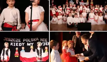 Przedszkolaki śpiewały o Polsce