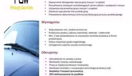 Technik Procesu / Produkcji (Piec) - PRACA W PGW!