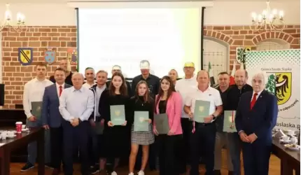 Najlepsi sportowcy i trenerzy z nagrodami Burmistrza