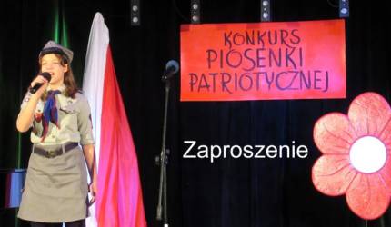 Zaproszenie na Powiatowy Konkurs Piosenki Patriotycznej i Żołnierskiej w Miękini