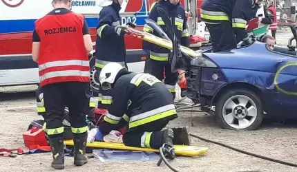 Ćwiczenia ratunkowe w Kostomłotach