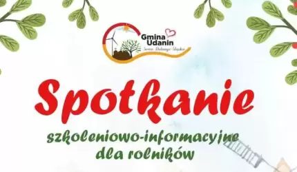 Zaproszenie na spotkanie szkoleniowo-informacyjne dla rolników