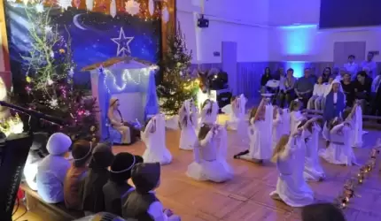 Magiczne przedstawienie jasełkowe w przedszkolu w Ciechowie