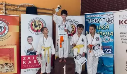 Udany start naszych karateków w Prochowicah