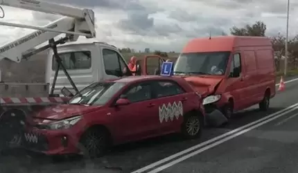 Kolizja w Środzie Śląskiej [aktualizacja]