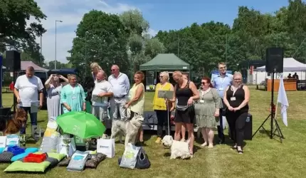 Wystawa psów rasowych w Miękini [fotorelacja]
