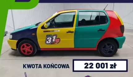 Wyjątkowy VW Harlekin wylicytowany dla WOŚP na aukcji Bidcar.pl