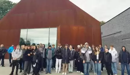 Młodzież z wizytą w Markowej