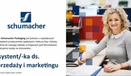 Asystent/-ka ds. sprzedaży i marketingu - praca w Schumacher Packaging!