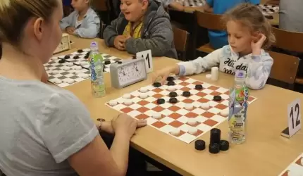 Turniej warcabowy w Krynicznie