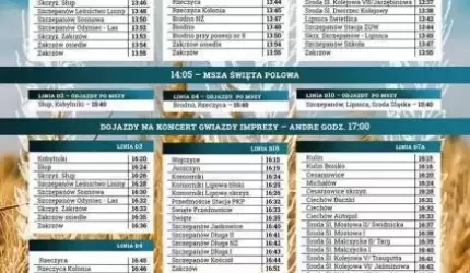 Na dożynki do Zakrzowa ze Średzką Komunikacją Publiczną