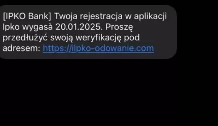 Uważaj na fałszywe wiadomości SMS