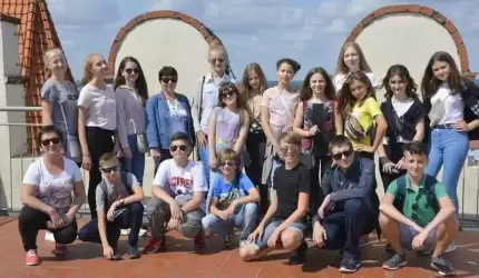 Dzieci z Ukrainy z wizytą w Środzie Śląskiej