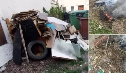 Nielegalne spalanie i podrzucanie odpadów na terenie gminy Środa Śląska!