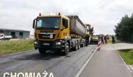 Inwestycje drogowe Powiatu w realizacji