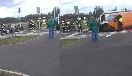 Kolejny wypadek na obwodnicy Miękini (zdjęcia)