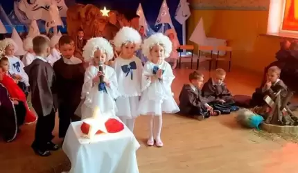 Jasełka w przedszkolu w Malczycach