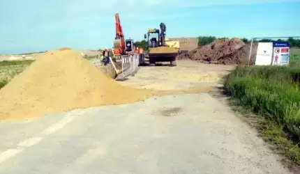 Na ul. Innowacyjnej praca wre. Co słychać na placu budowy?