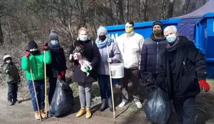 Z inicjatywy stowarzyszenia Aktywni Razem posprzątany został park w Wilkszynie