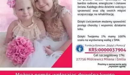 Pomóż siostrom z Malczyc przekazując swój 1% podatku!