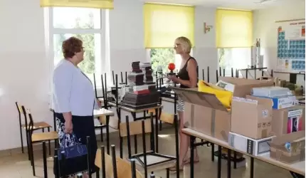 Remont szkoły w Ujeździe Górnym