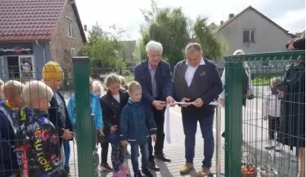 Plac zabaw w Wilkszynie już otwarty