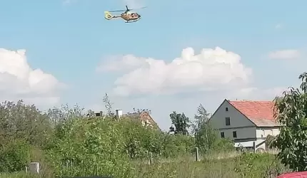 Wypadek w Komornikach. Mężczyzna spadł z dachu