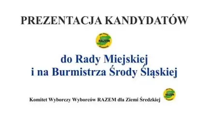 PREZENTACJA KANDYDATÓW do Rady Miejskiej i na Burmistrza Środy Śląskiej (na żywo)