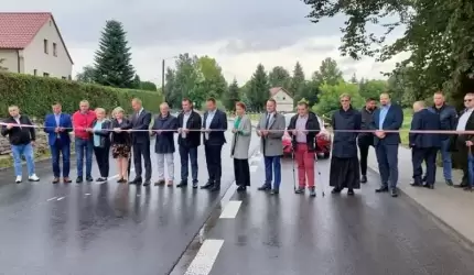 Drogi na terenie Gminy Udanin uroczyście otwarte