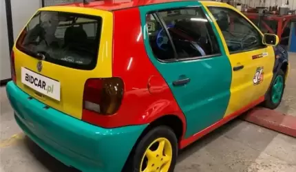 Niezwykły VW Polo Harlekin do wylicytowania na Bidcar.pl!