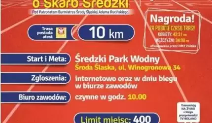 Zapraszamy na bieg HMT i przypominamy o utrudnieniach w ruchu drogowym