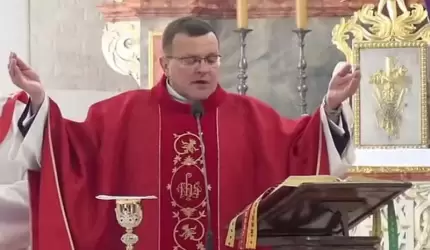 Msza święta i uroczyste pożegnanie ks. proboszcza Wiesława Pindela (na żywo)